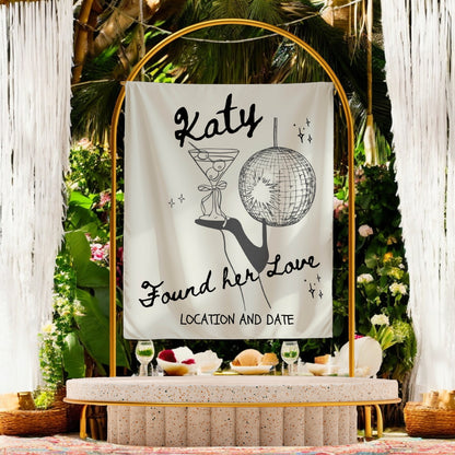 Trendy Bachelorette Banner-– Custom Bach Décor | #32