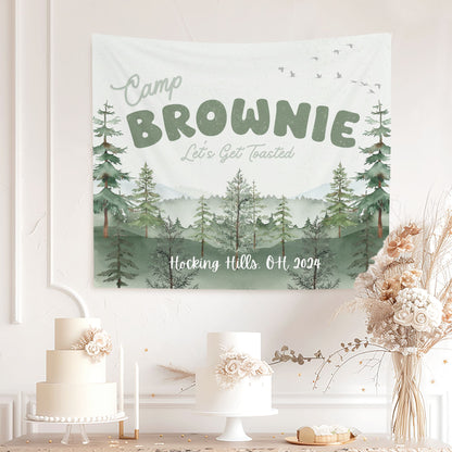 Camping Bachelorette Banner – Custom Bach Décor | #37