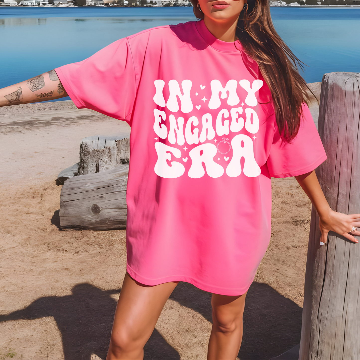 Engagement Shirt Bride Gift❤️‍🔥Premium Vintage Look🔥Comfort Colors Shirt© 1717- 100%Cotton