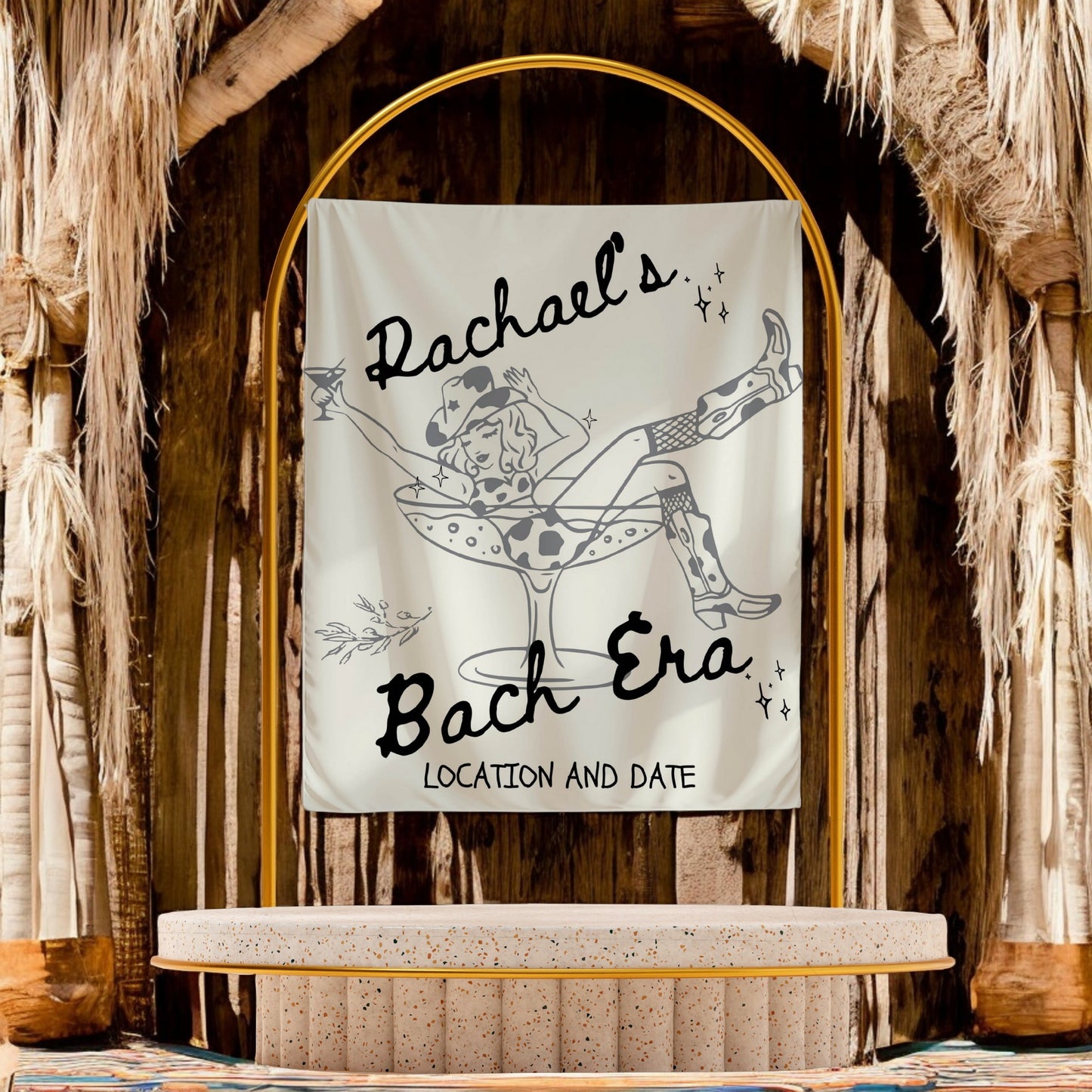 Trendy Bachelorette Banner-– Custom Bach Décor | #32