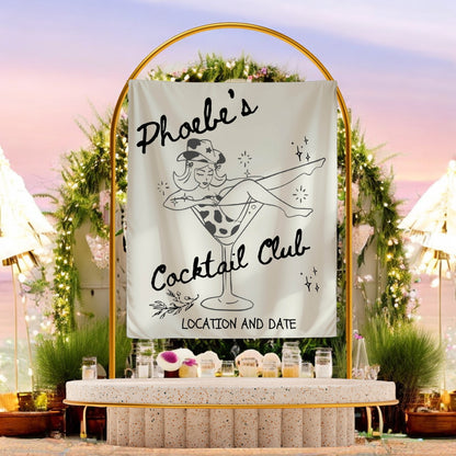 Trendy Bachelorette Banner-– Custom Bach Décor | #32