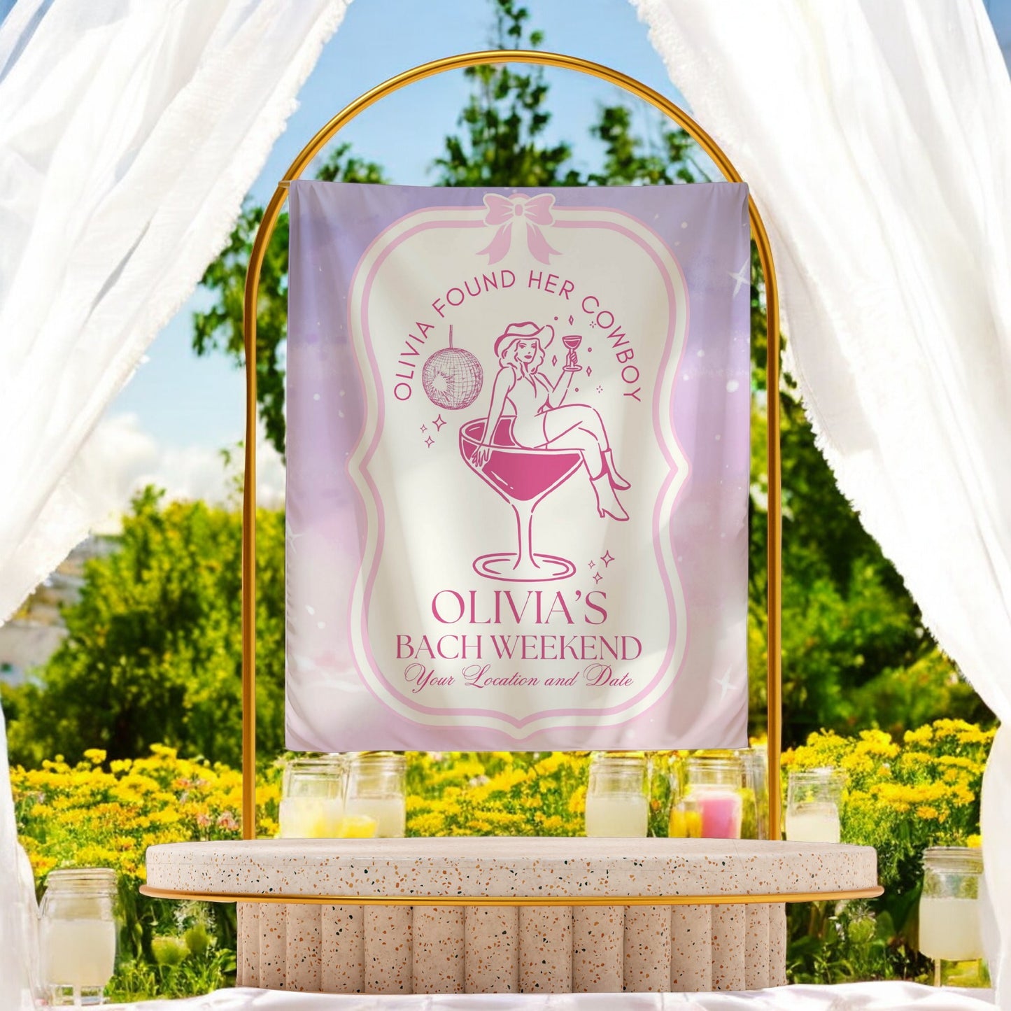 Elegant Party Banner- Bach Era Banner– Custom Bach Décor-Mix themes | #33