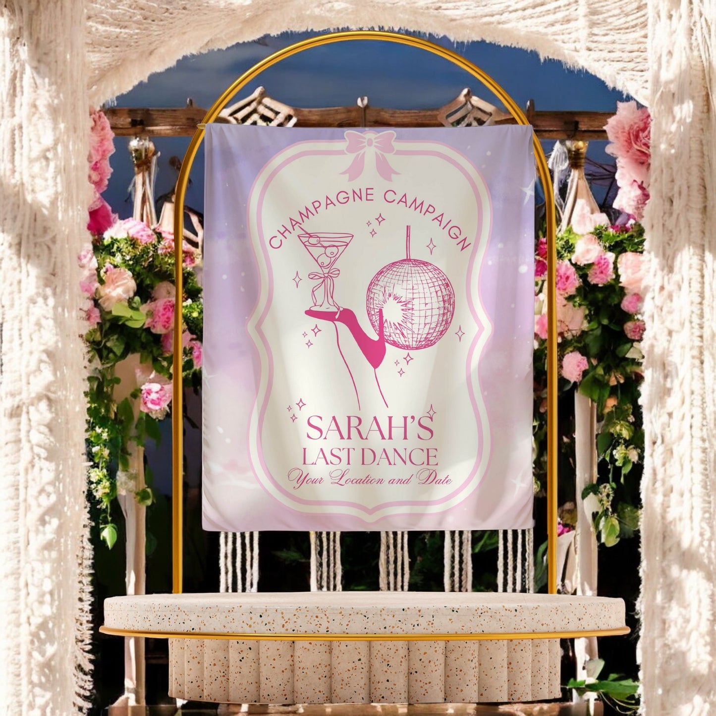 Elegant Party Banner- Bach Era Banner– Custom Bach Décor-Mix themes | #33