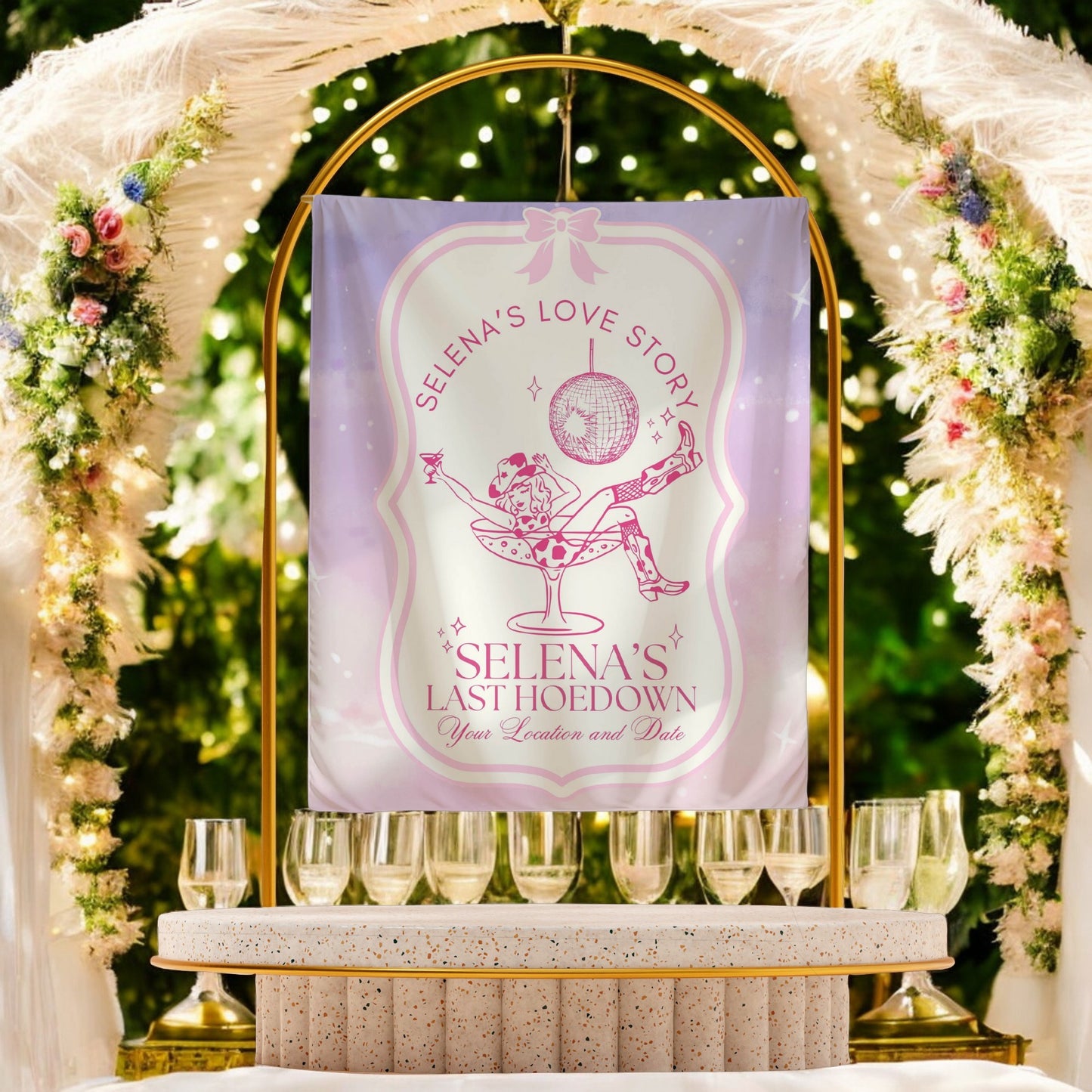 Elegant Party Banner- Bach Era Banner– Custom Bach Décor-Mix themes | #33