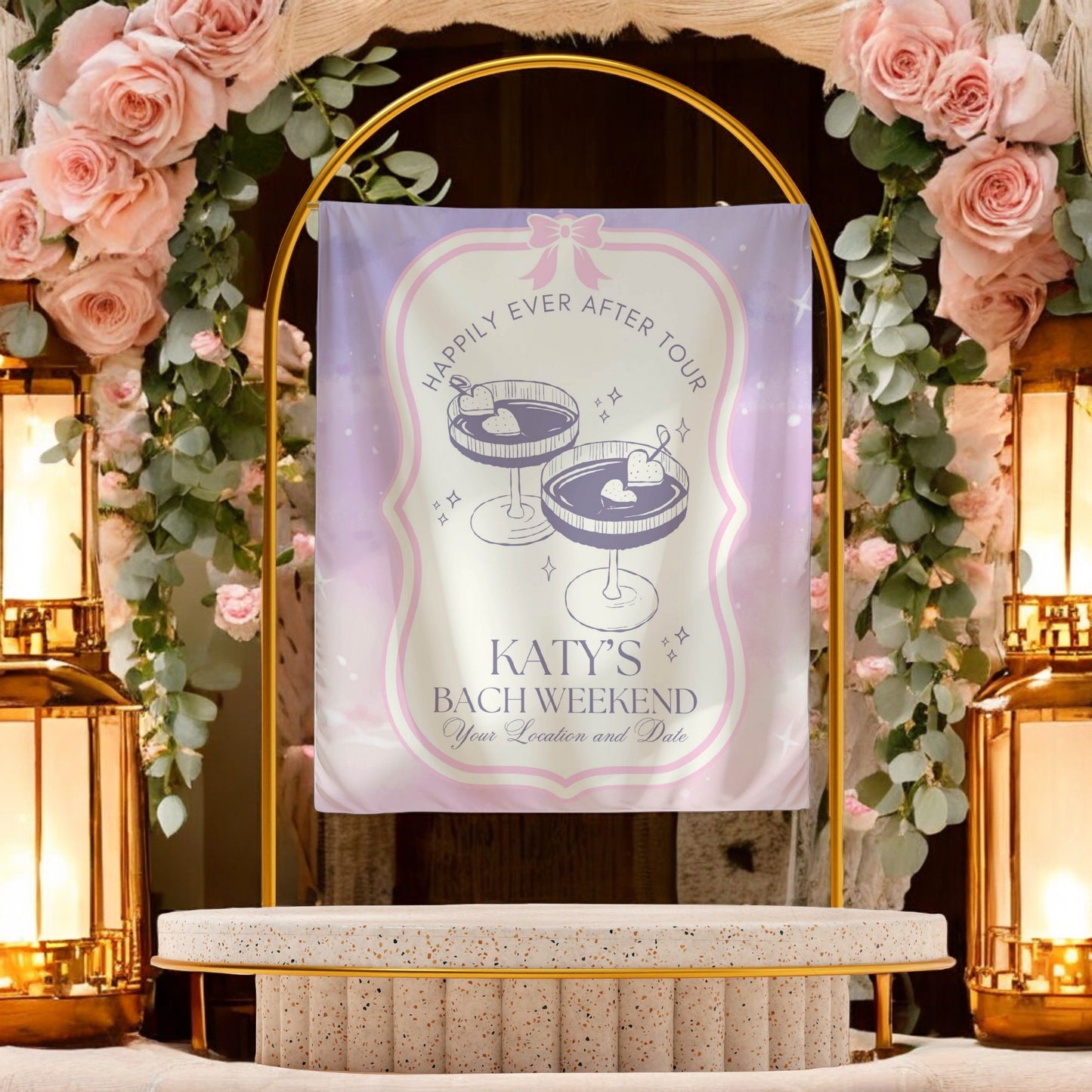 Elegant Party Banner- Bach Era Banner– Custom Bach Décor-Mix themes | #33