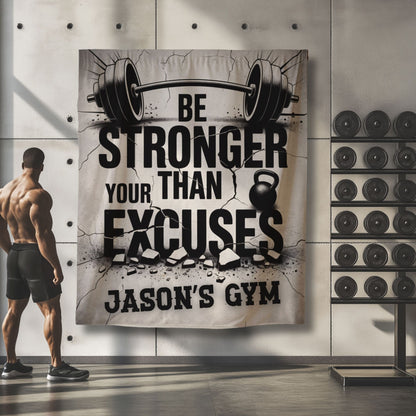 Personalized Gym Tapestry