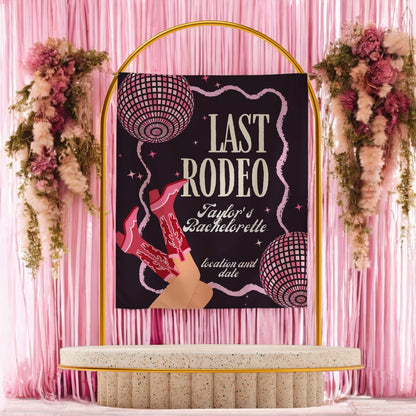 Last Rodeo Bachelorette Banner– Custom Bach Décor | #36