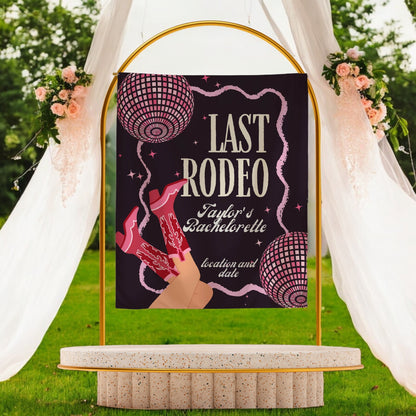 Last Rodeo Bachelorette Banner– Custom Bach Décor | #36