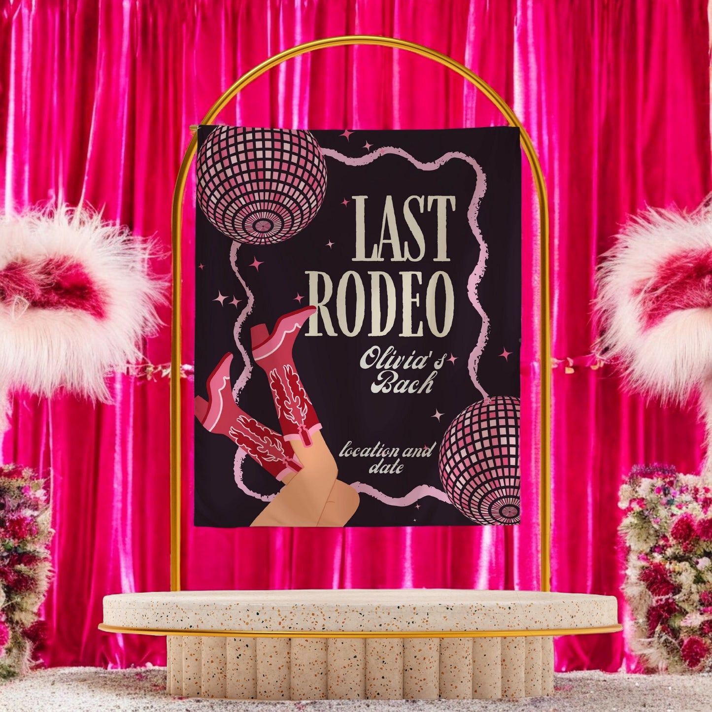 Last Rodeo Bachelorette Banner– Custom Bach Décor | #36