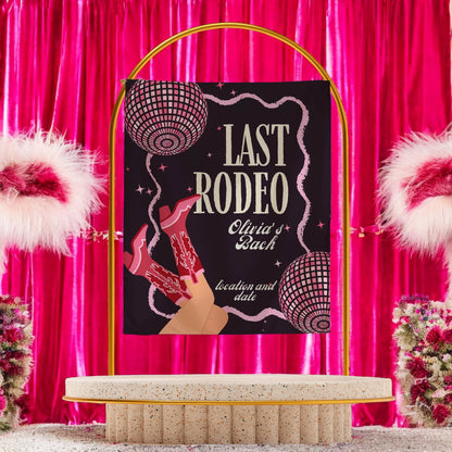 Last Rodeo Bachelorette Banner– Custom Bach Décor | #36