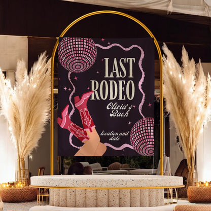 Last Rodeo Bachelorette Banner– Custom Bach Décor | #36