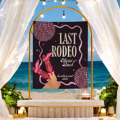 Last Rodeo Bachelorette Banner– Custom Bach Décor | #36