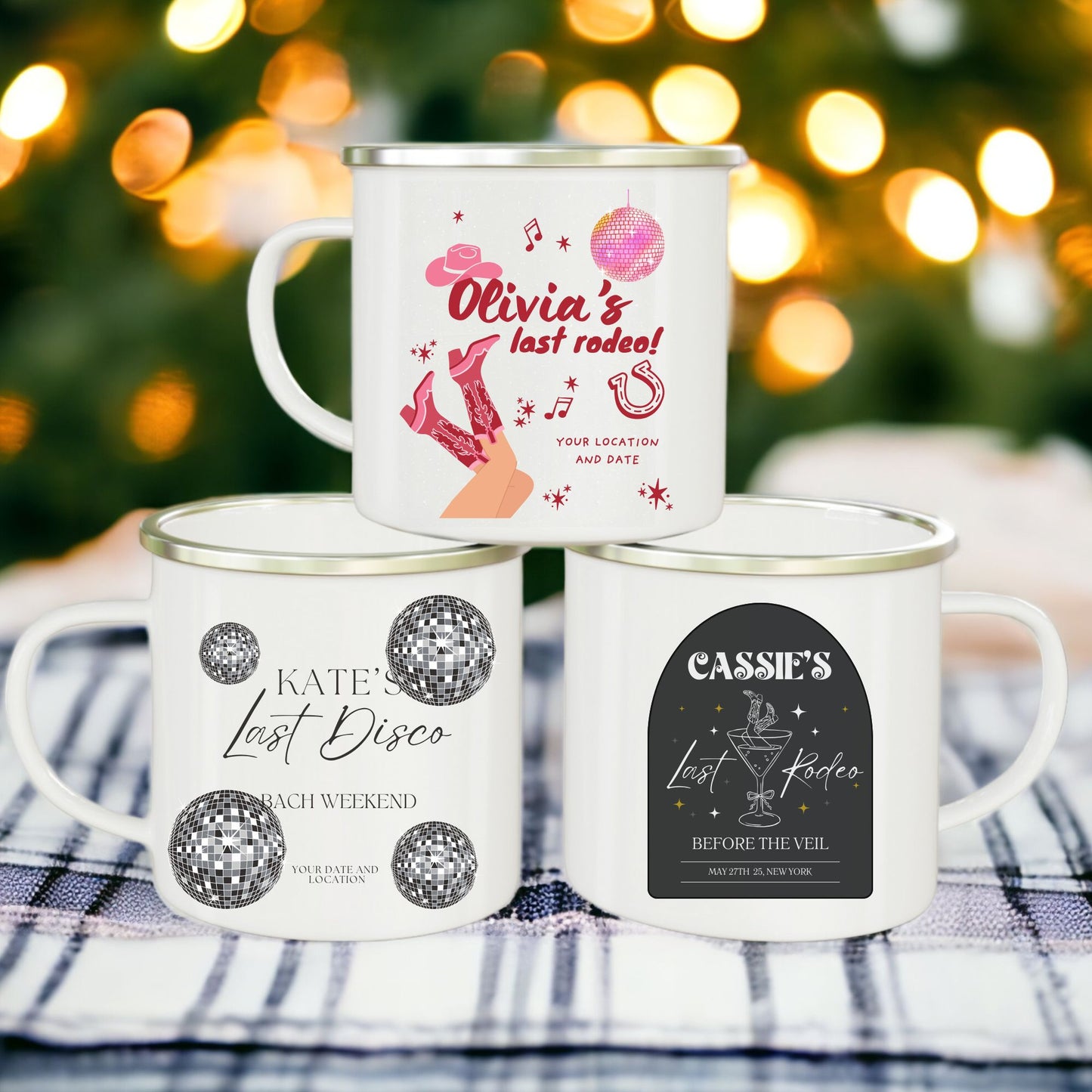 Custom Enamel Mug- Unbreakable