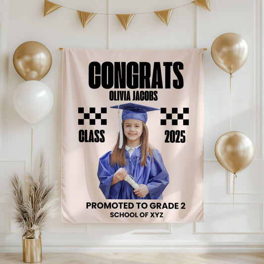 Custom Graduation Backdrop Banner- #4