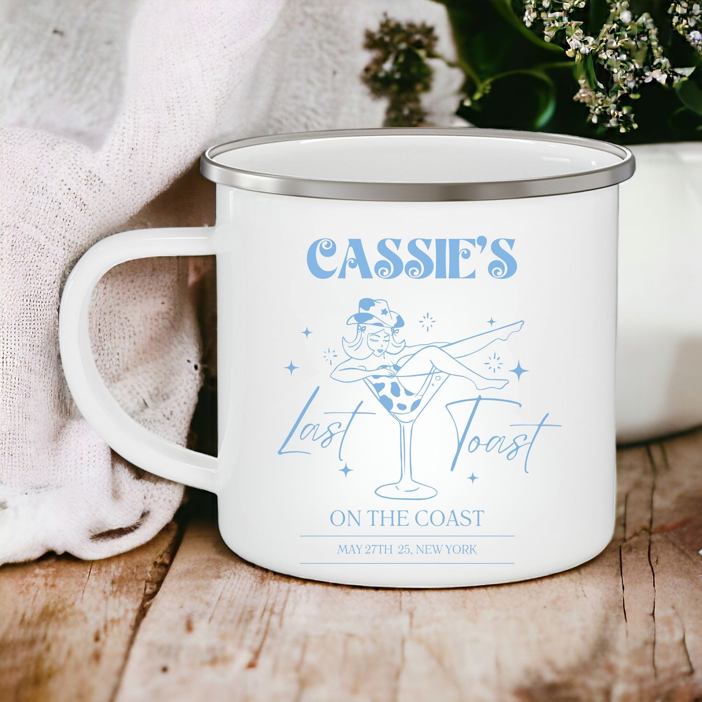 Custom Enamel Mug- Unbreakable