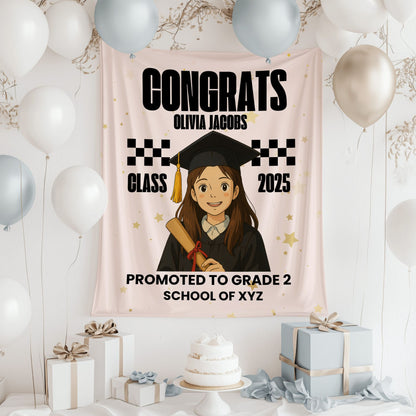 Custom Ghibli Graduation Backdrop Banner- #5