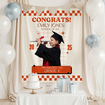 Custom Graduation Backdrop Banner- #8