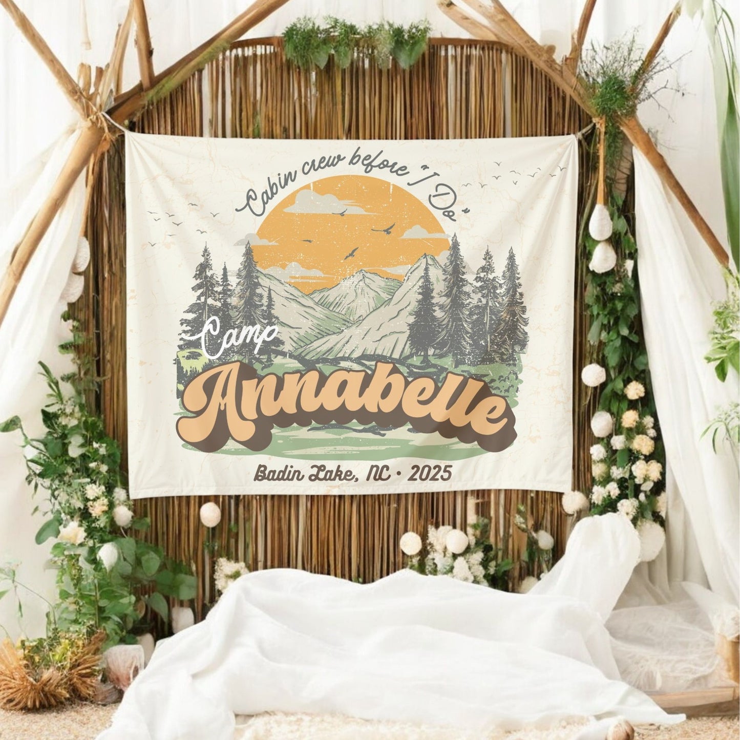 Camp Bachelorette Banner – Custom Bach Décor | #38