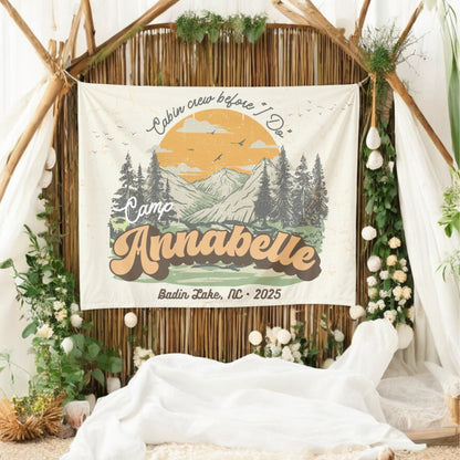 Camp Bachelorette Banner – Custom Bach Décor | #38