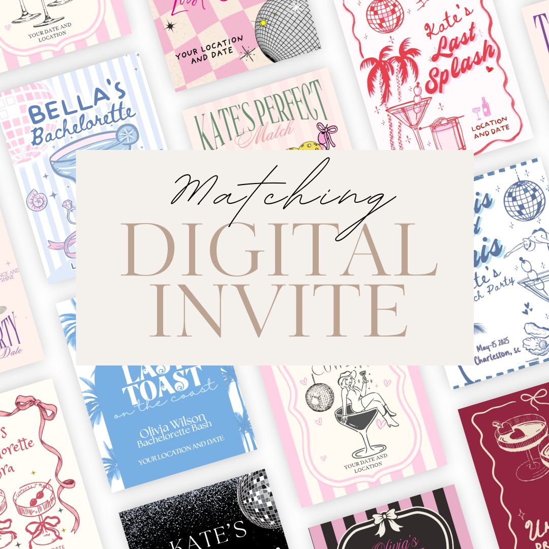 Matching Banner Custom DIGITAL INVITE