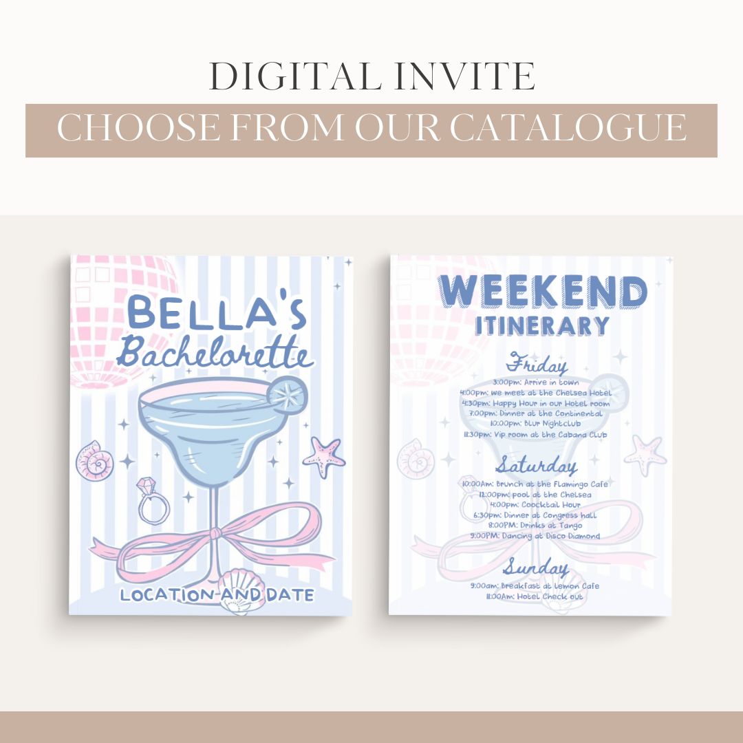 Matching Banner Custom DIGITAL INVITE