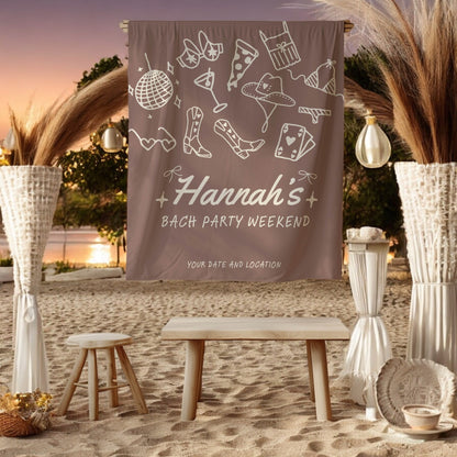 Trendy Mix theme Bachelorette Banner – Custom Bach Décor | #10