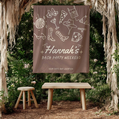 Trendy Mix theme Bachelorette Banner – Custom Bach Décor | #10
