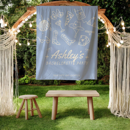 Trendy Mix theme Bachelorette Banner – Custom Bach Décor | #10