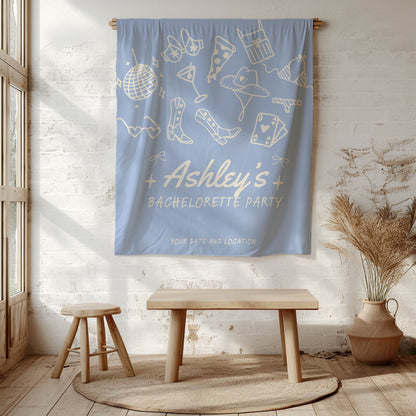 Trendy Mix theme Bachelorette Banner – Custom Bach Décor | #10