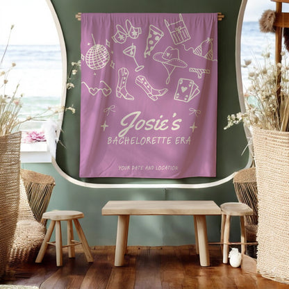 Trendy Mix theme Bachelorette Banner – Custom Bach Décor | #10