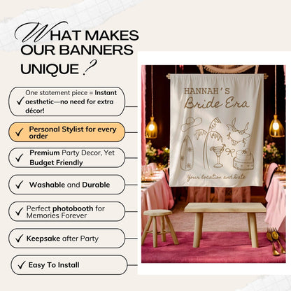 Coastal Bachelorette Banner– Custom Bach Décor | #11