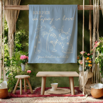 Coastal Bachelorette Banner– Custom Bach Décor | #11