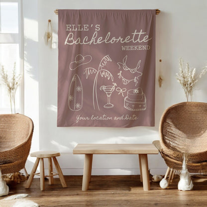Coastal Bachelorette Banner– Custom Bach Décor | #11