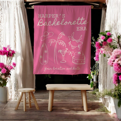 Coastal Bachelorette Banner– Custom Bach Décor | #11