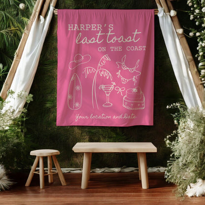 Coastal Bachelorette Banner– Custom Bach Décor | #11