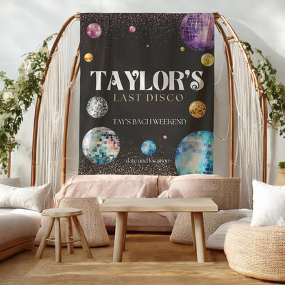 Disco Bachelorette Banner – Custom Bach Décor | #17
