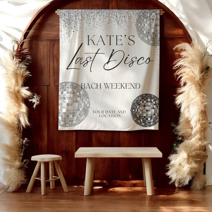 Disco Bachelorette Banner – Custom Bach Décor | #18