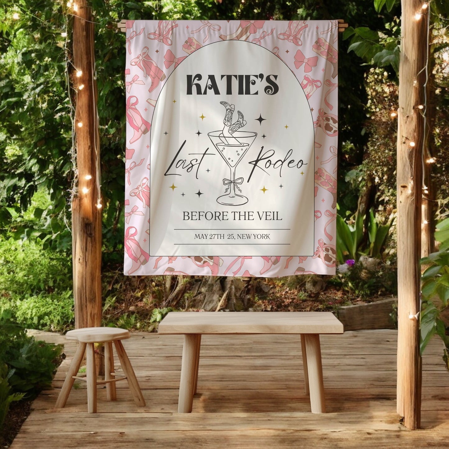 Last Rodeo Bachelorette Banner– Custom Bach Décor | #19