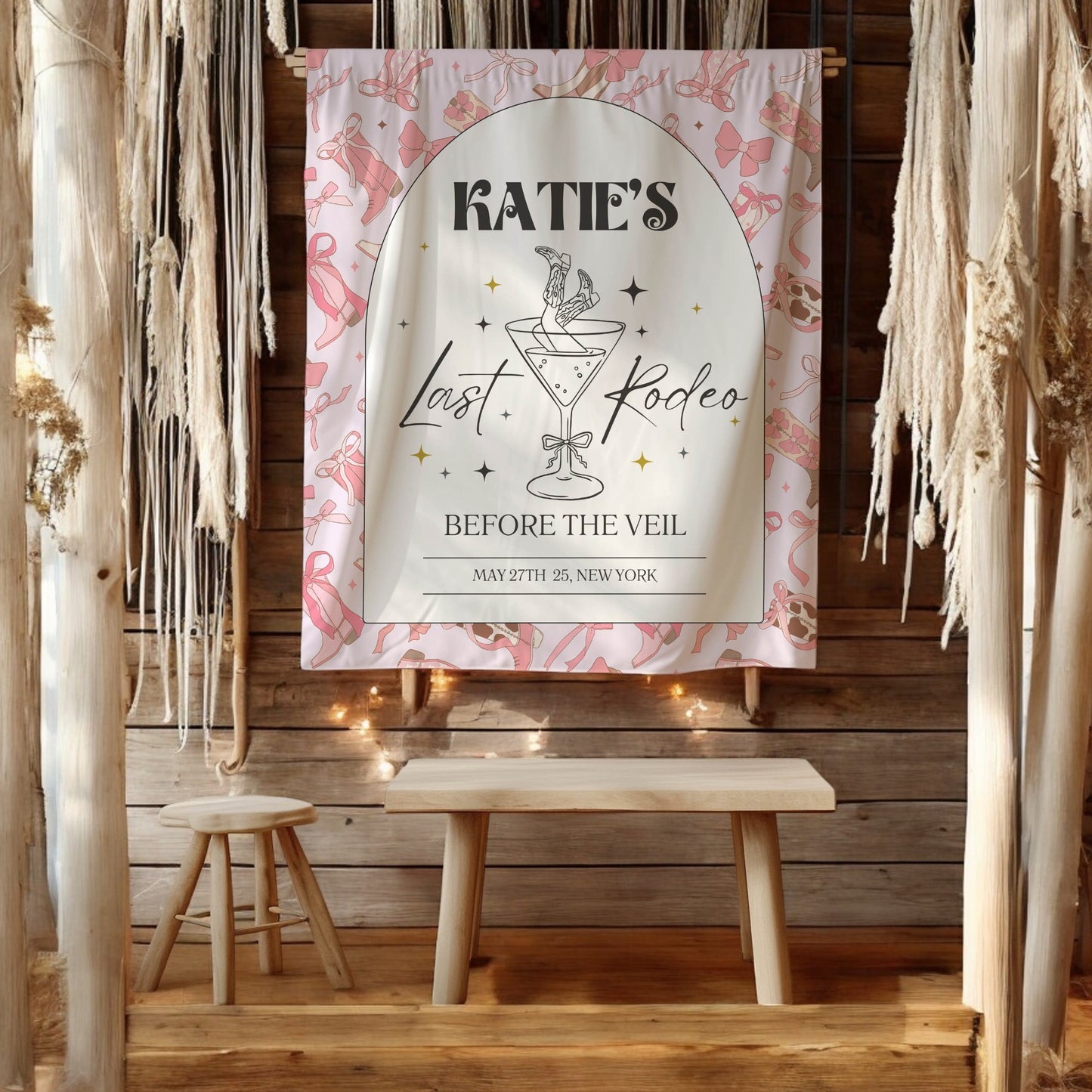 Last Rodeo Bachelorette Banner– Custom Bach Décor | #19