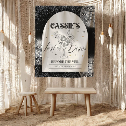 Disco Bachelorette Banner – Custom Bach Décor | #20
