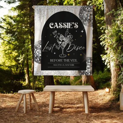 Disco Bachelorette Banner – Custom Bach Décor | #20