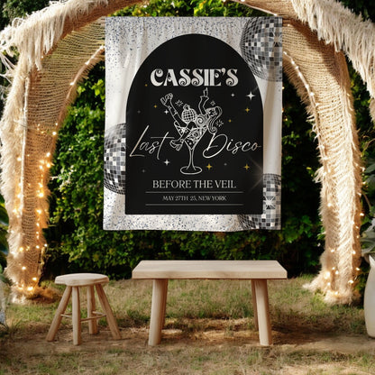 Disco Bachelorette Banner – Custom Bach Décor | #20