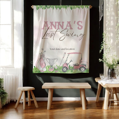 Golf Bachelorette Banner – Custom Bach Décor | #21