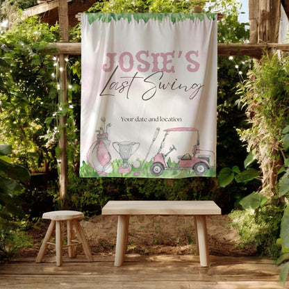 Golf Bachelorette Banner – Custom Bach Décor | #21