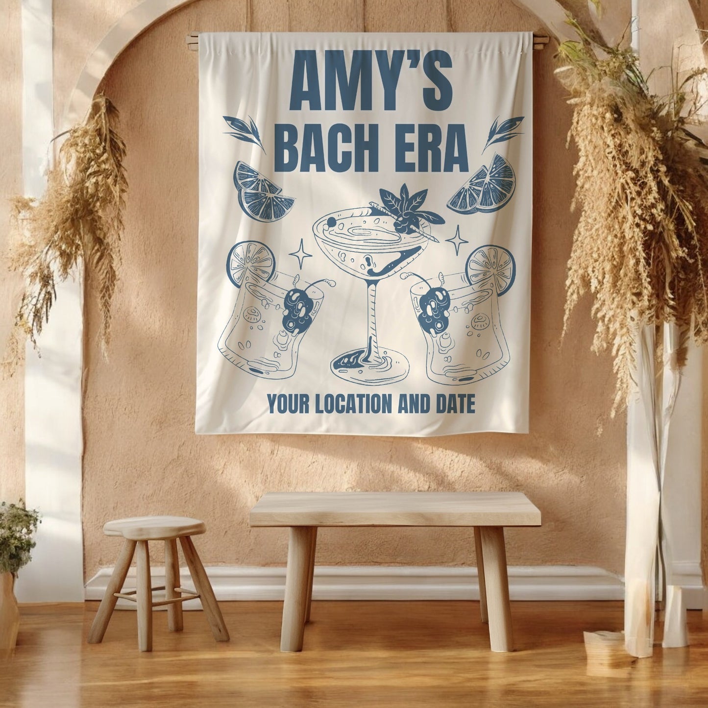 Cocktail Bach Party Banners– Custom Bach Décor | #22