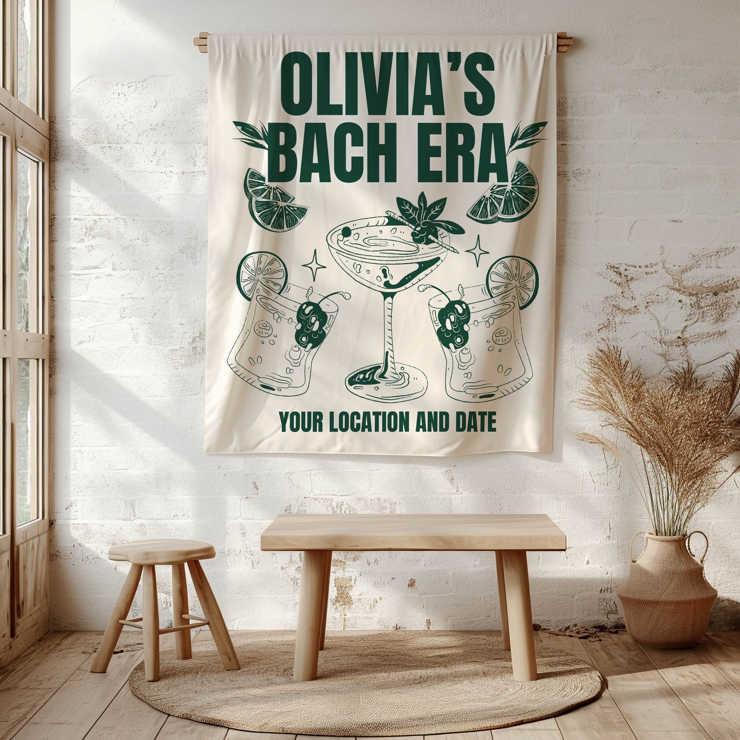 Cocktail Bach Party Banners– Custom Bach Décor | #22