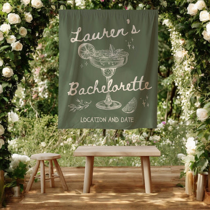 Cocktail Bachelorette Banner– Custom Bach Décor | #24
