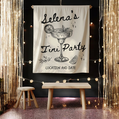 Cocktail Bachelorette Banner– Custom Bach Décor | #24