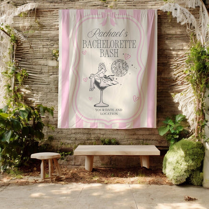 Trendy Mix theme Bachelorette Banner – Custom Bach Décor | #30