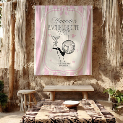 Trendy Mix theme Bachelorette Banner – Custom Bach Décor | #30